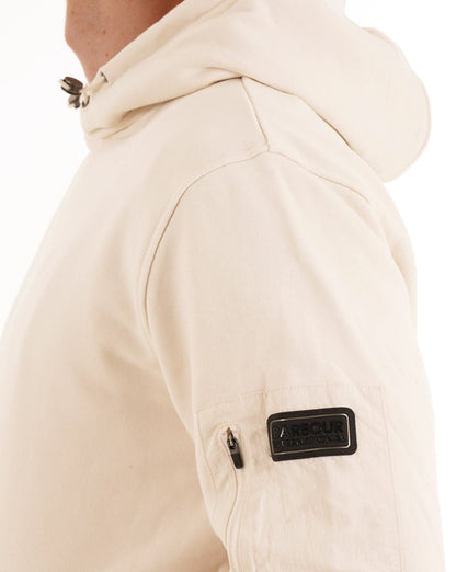 Barbour International Ewan Hoodie Whisper White