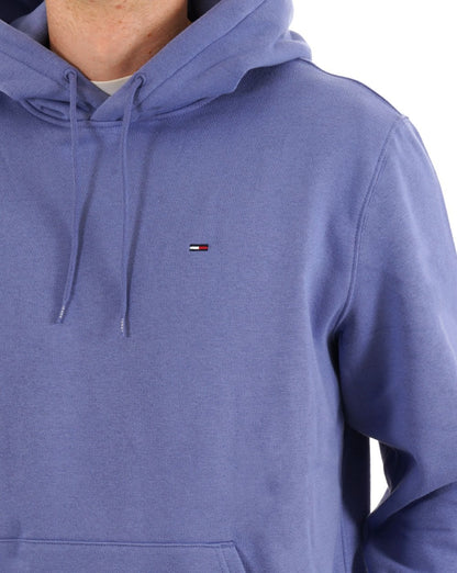 Tommy Jeans Flag Patch Hoodie Soft Sapphire
