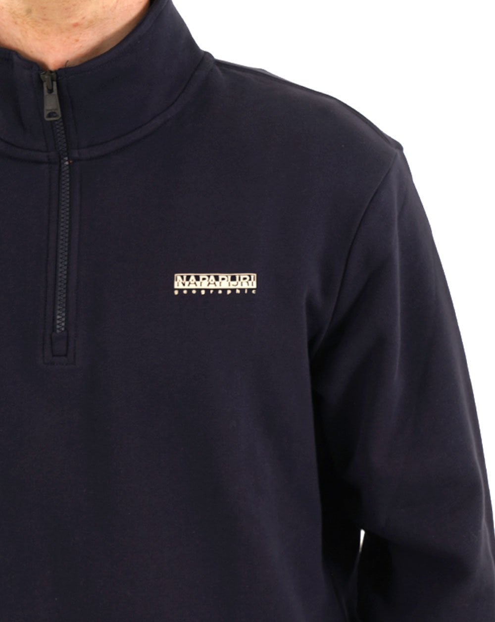 Napapijri Small Box Half Zip Sweat Navy Blue
