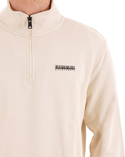 Napapijri Small Box Half Zip Sweat Sand