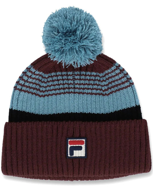 Fila Vintage Renard Bobble Hat Fig/Milky Blue