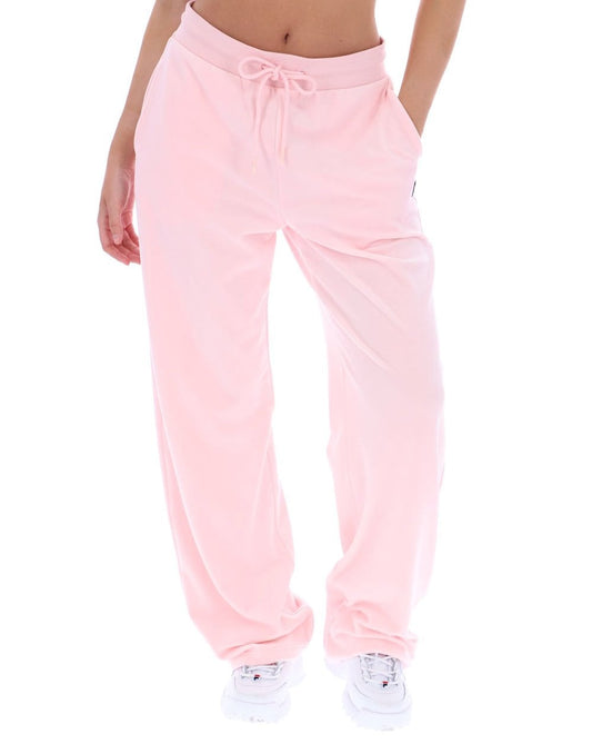 Fila Vintage Isabella Velour Track Pants Pinka Boo