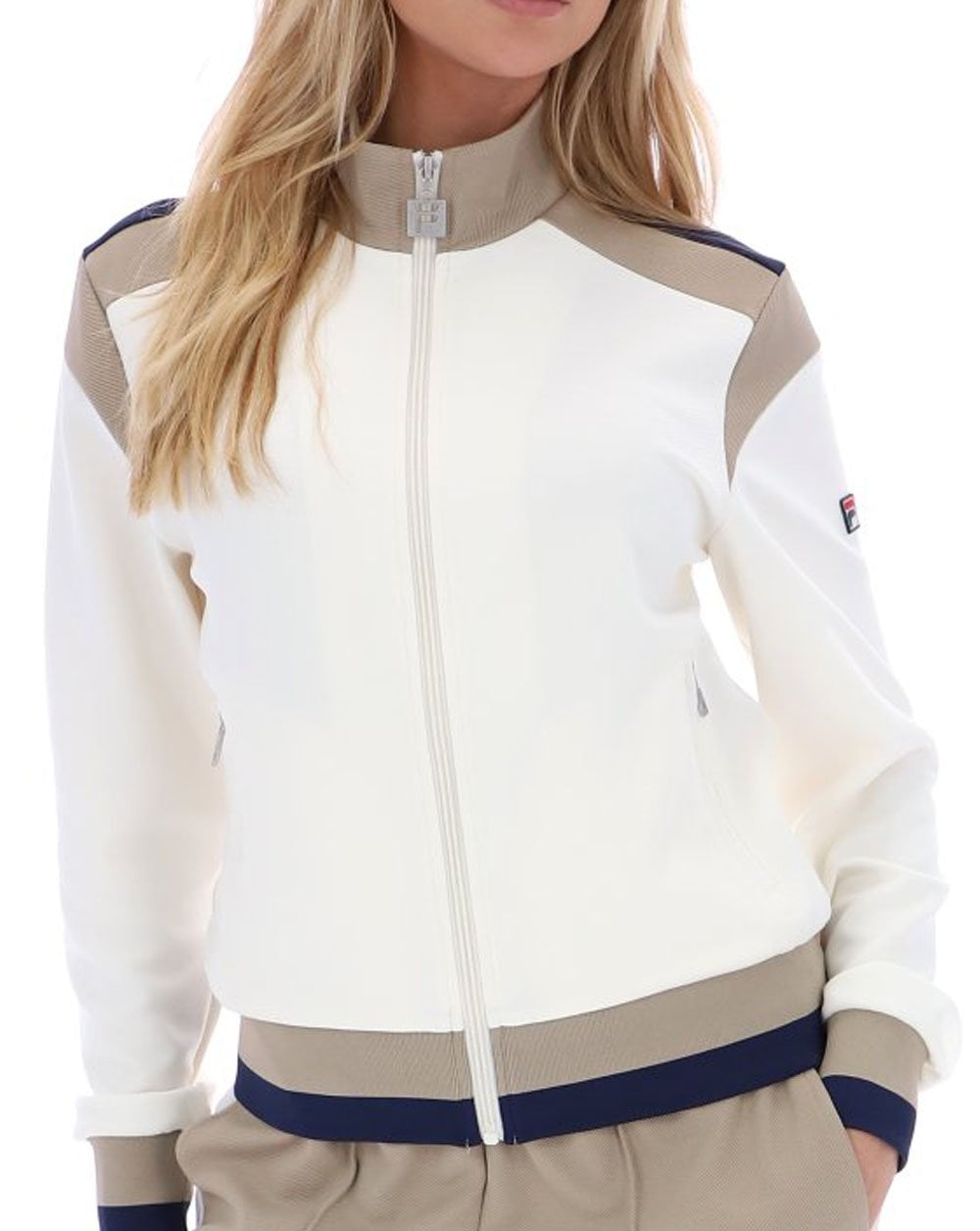 Fila Vintage Bianca Track Top Gardenia/Vintage Khaki