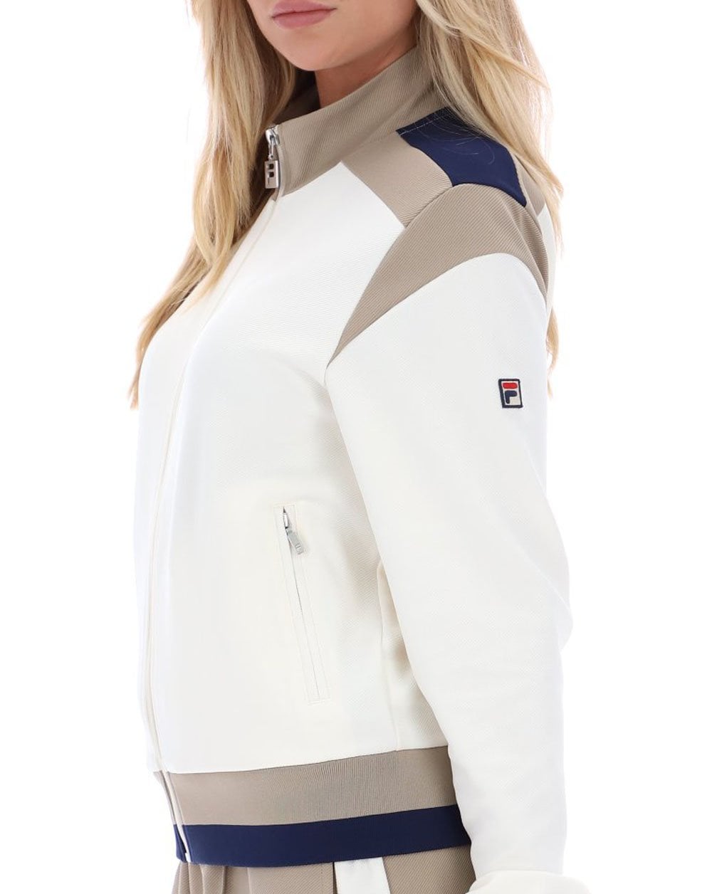 Fila Vintage Bianca Track Top Gardenia/Vintage Khaki