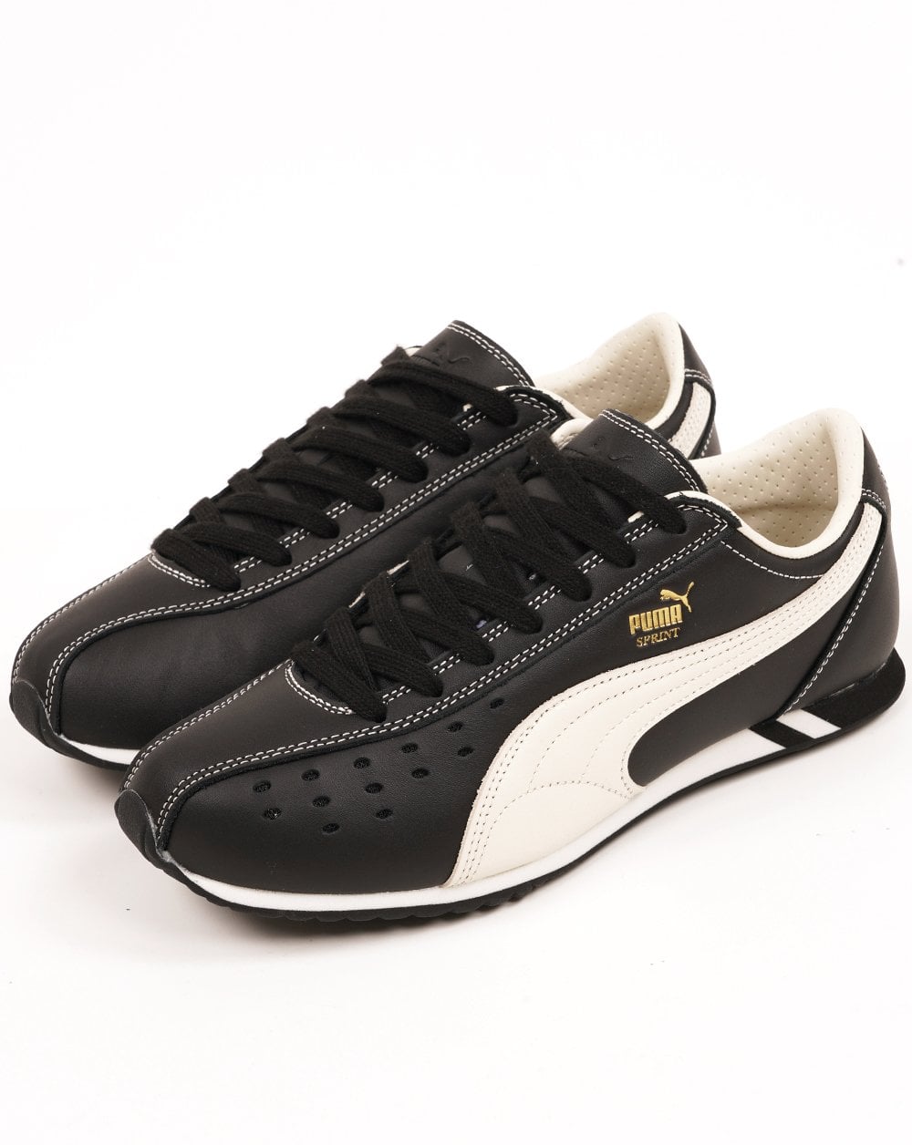 Puma Sprint Trainers Black/Whisper White