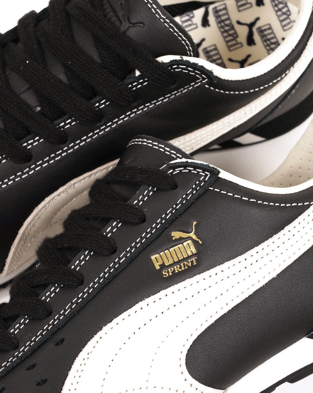 Puma Sprint Trainers Black/Whisper White