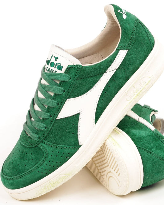 Diadora B Elite Migliori Anni Trainers Green Peas Cream