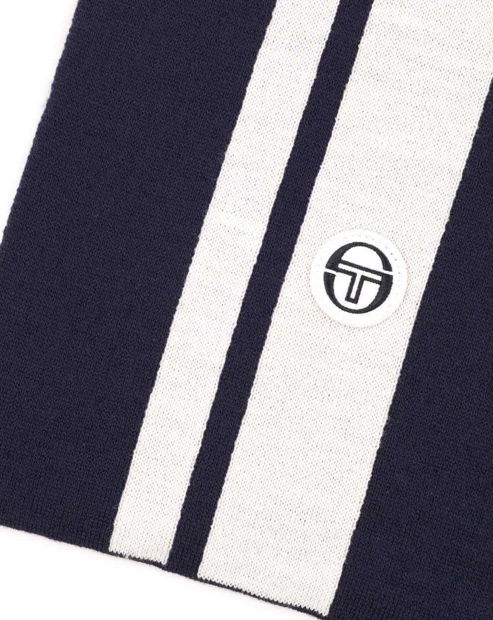 Sergio Tacchini Matchday Scarf Navy Blue/Gardenia