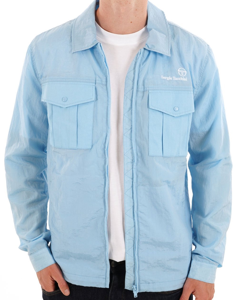 Sergio Tacchini Luciano Shacket Sky Blue
