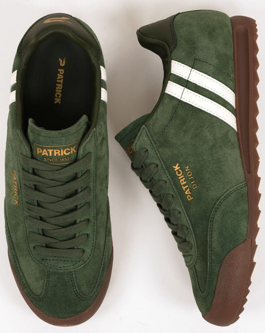 Patrick Dijon Trainers Dark Green / Off White