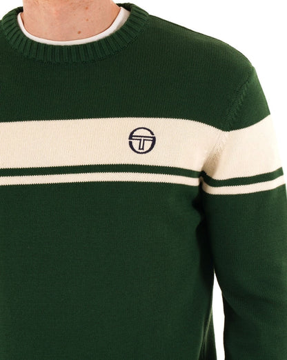 Sergio Tacchini Masters Crew Knit Green
