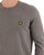 Lyle & Scott Cotton Merino Crew Jumper Mid Grey Marl