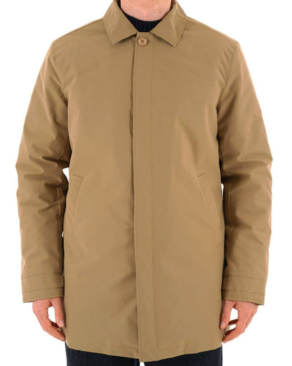 Aquascutum Padded Mid Trench Coat Khaki