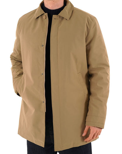 Aquascutum Padded Mid Trench Coat Khaki