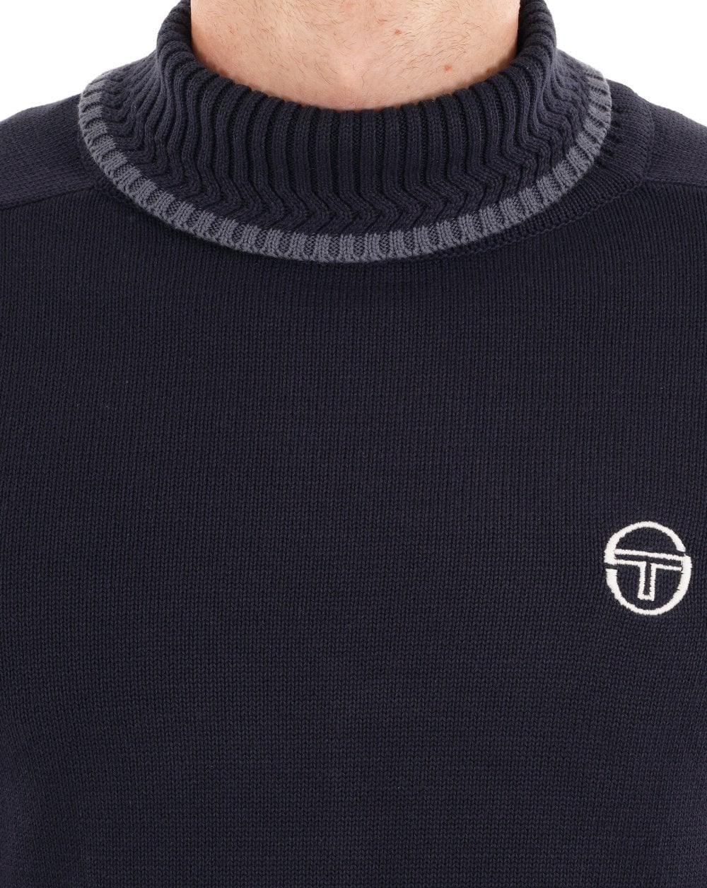 Sergio Tacchini Roll Neck Knit Navy