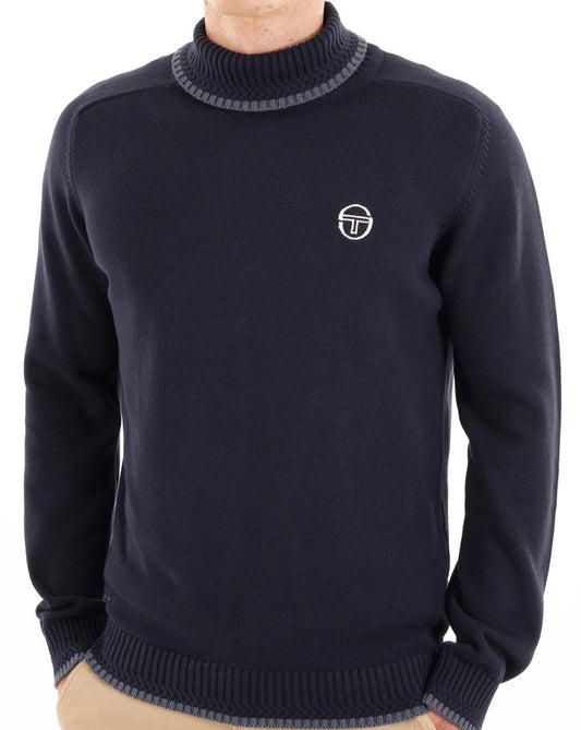 Sergio Tacchini Roll Neck Knit Navy