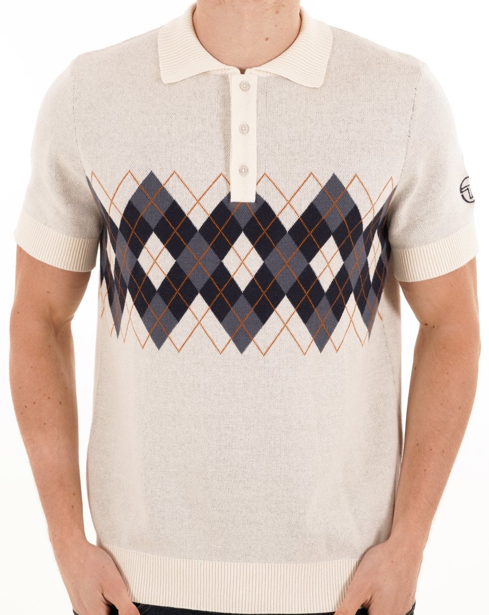 Sergio Tacchini Carezza Knitted Polo Gardenia