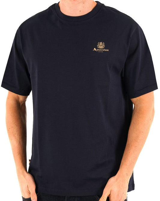 Aquascutum Small Logo T-shirt Navy