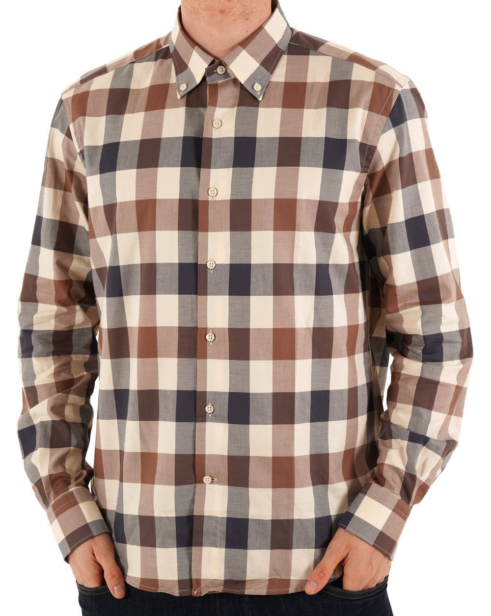 Aquascutum Iconic Macro Shirt Check