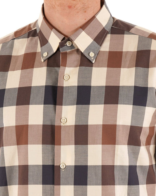 Aquascutum Aquascutum Iconic Macro Shirt Check