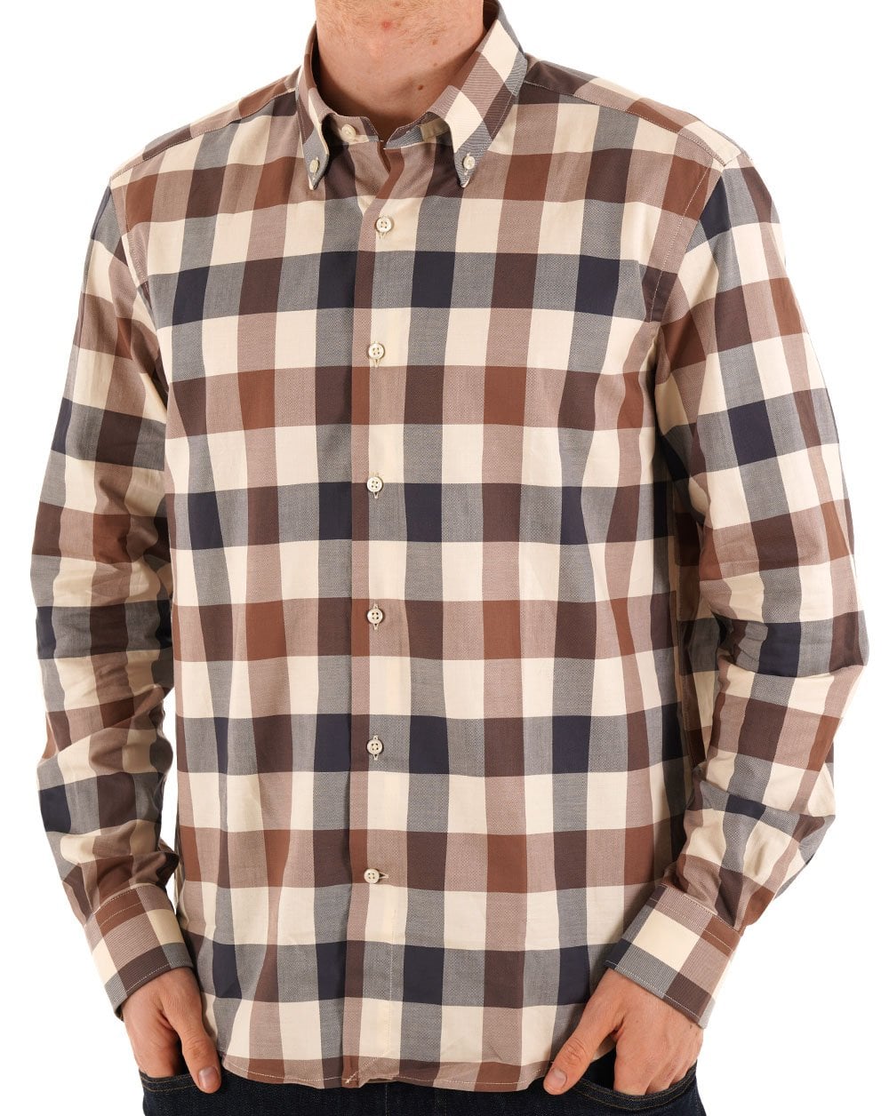 Aquascutum Iconic Macro Shirt Check
