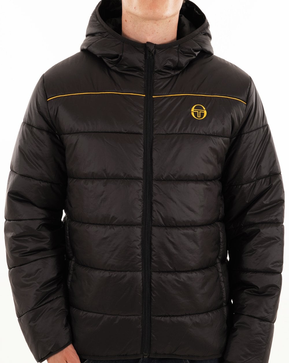 Sergio Tacchini Padova Puffer Jacket Black