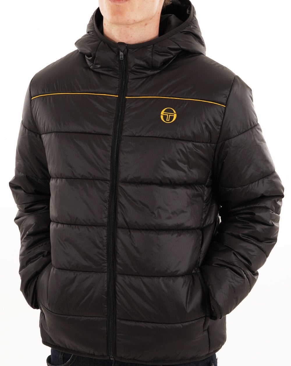 Sergio Tacchini Padova Puffer Jacket Black