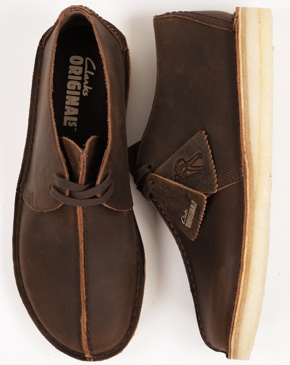 Clarks Originals Desert Trek Shoes Beeswax