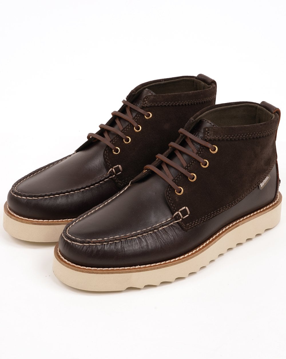 Barbour Hadston Chukka Boot Dark Brown