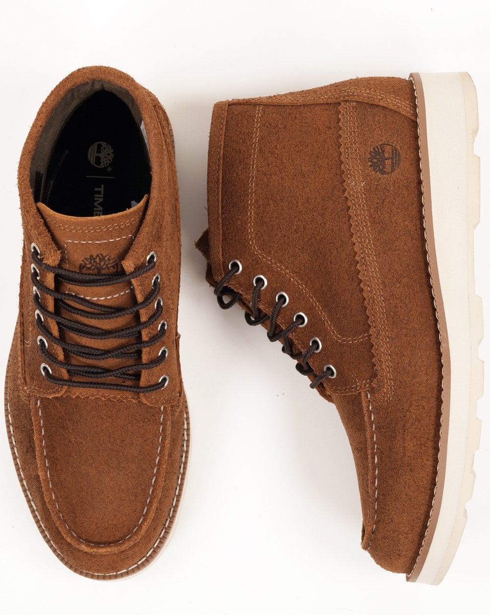 Timberland Britton Mills Chukka Boots Suede Rust