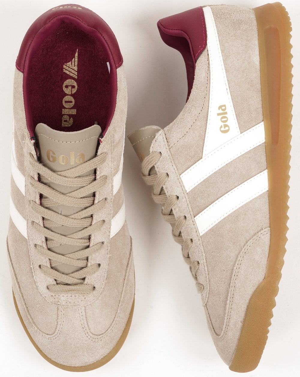 Gola Torpedo Women's Trainers Bone/Off White/Cerise