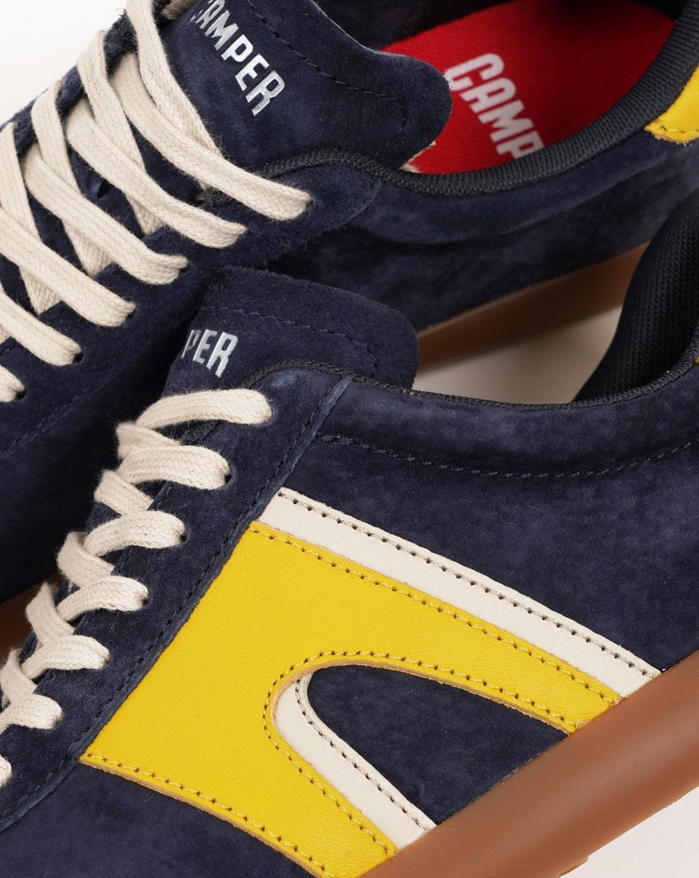 Camper Pelotas Soller Trainers Navy/Yellow