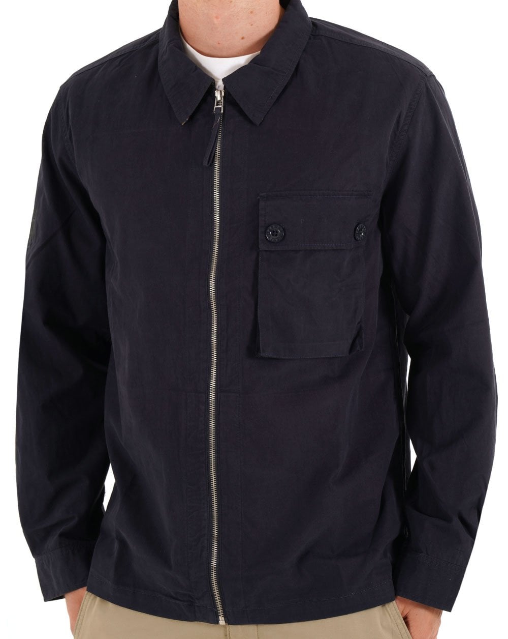 Pretty Green Feltham Overshirt Navy