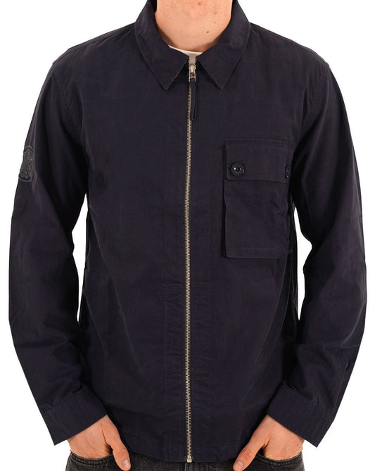 Pretty Green Feltham Overshirt Navy