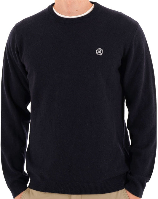 Henri Lloyd Teddington Crew Knit Dark Navy