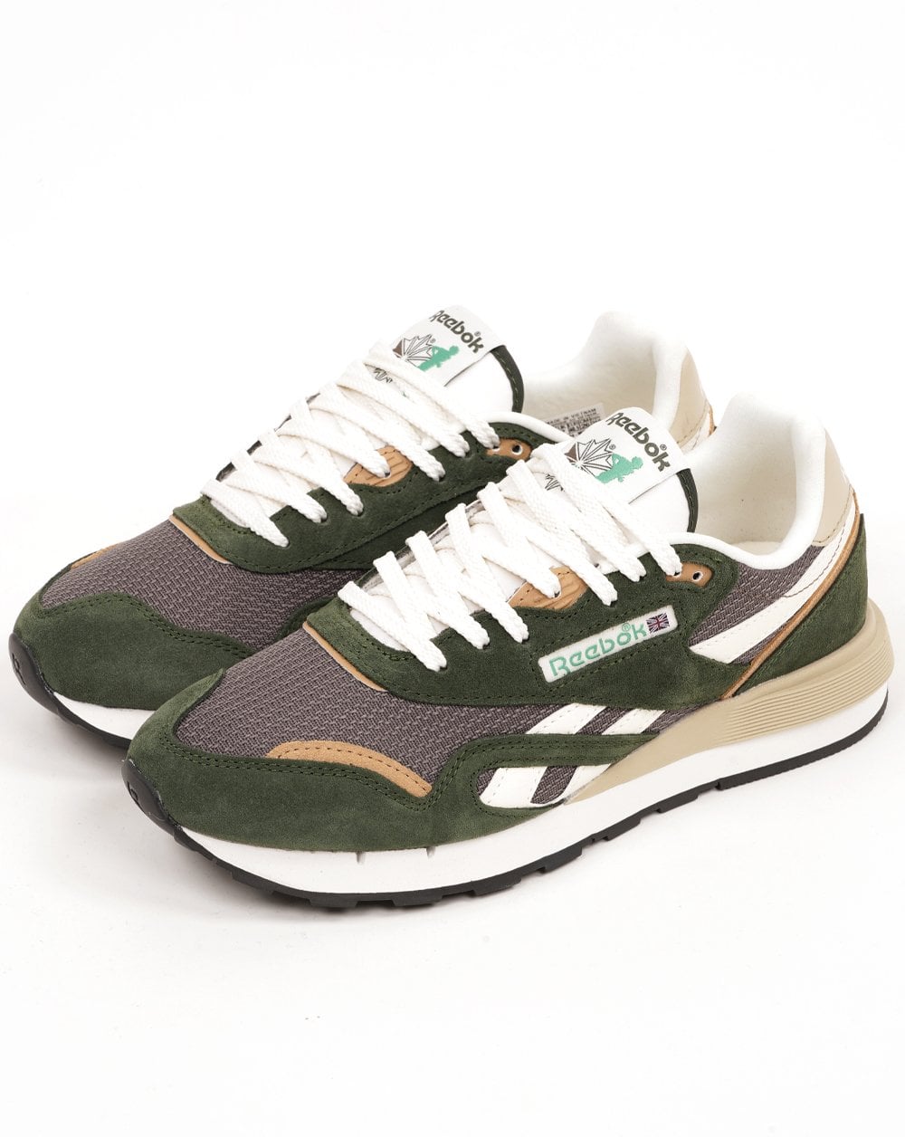 Reebok Classic Nylon 89 Trainers Grit Green/trek Grey/chalk