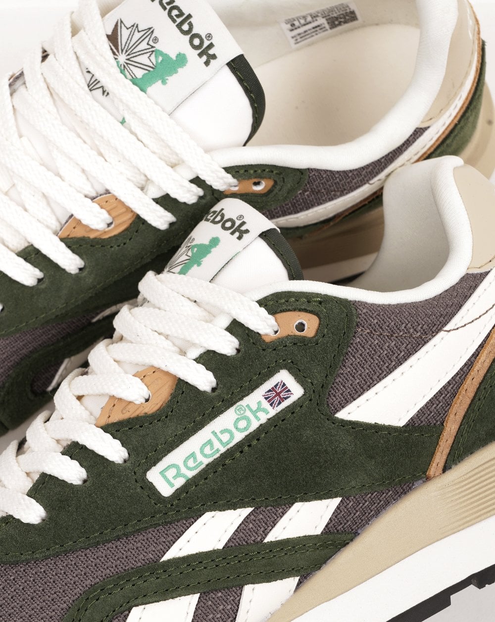 Reebok Classic Nylon 89 Trainers Grit Green/trek Grey/chalk