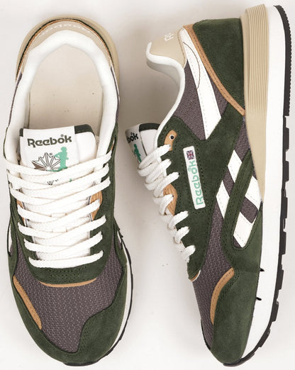 Reebok Classic Nylon 89 Trainers Grit Green/trek Grey/chalk