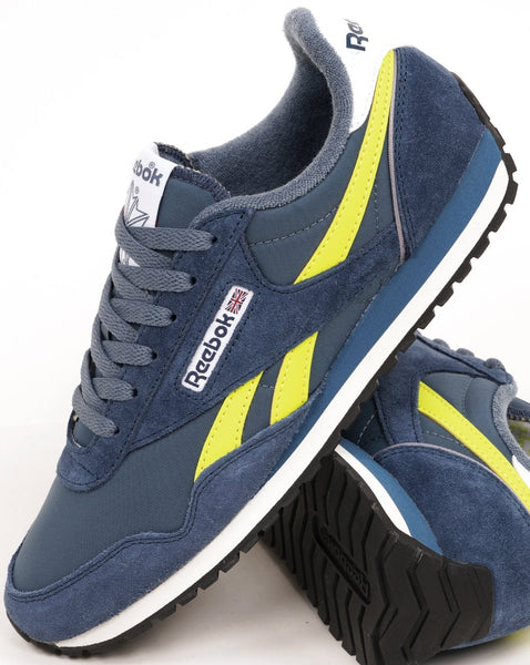 Reebok Classic AZ Trainers Blue/Yellow OG Royale Colours