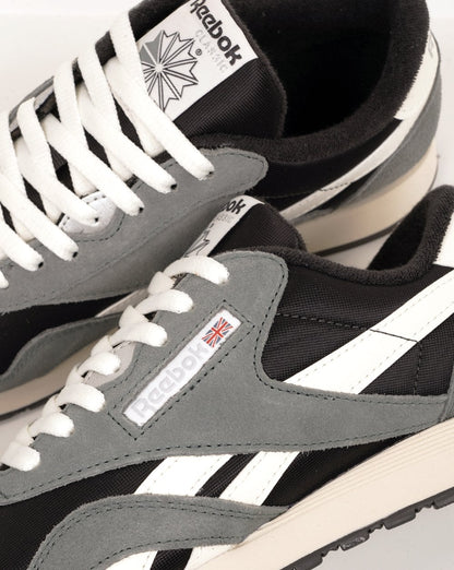 Reebok Classic Nylon Trainers Washed Black/dark Fog/chalk