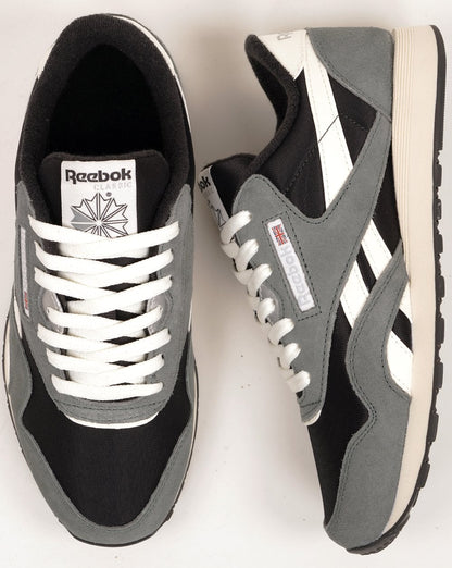 Reebok Classic Nylon Trainers Washed Black/dark Fog/chalk