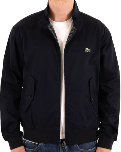 Lacoste Water Repellent Twill Harrington Navy
