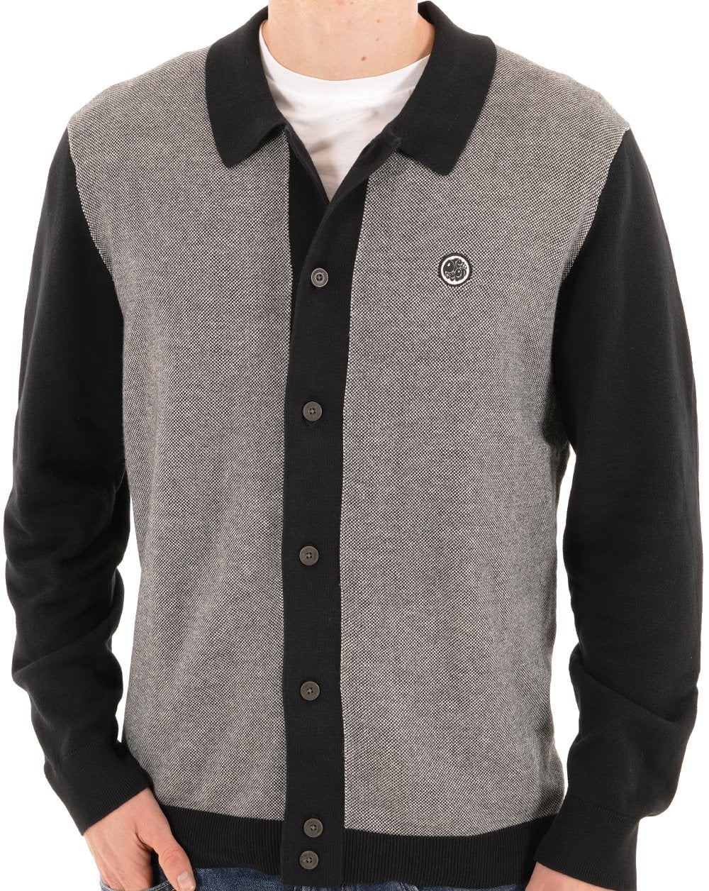 Pretty Green Roxy Knit Shirt Black