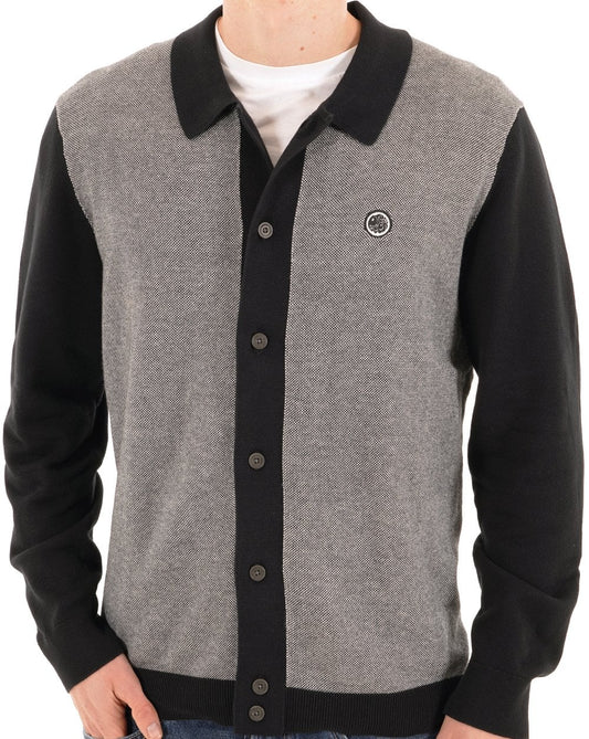 Pretty Green Roxy Knit Shirt Black