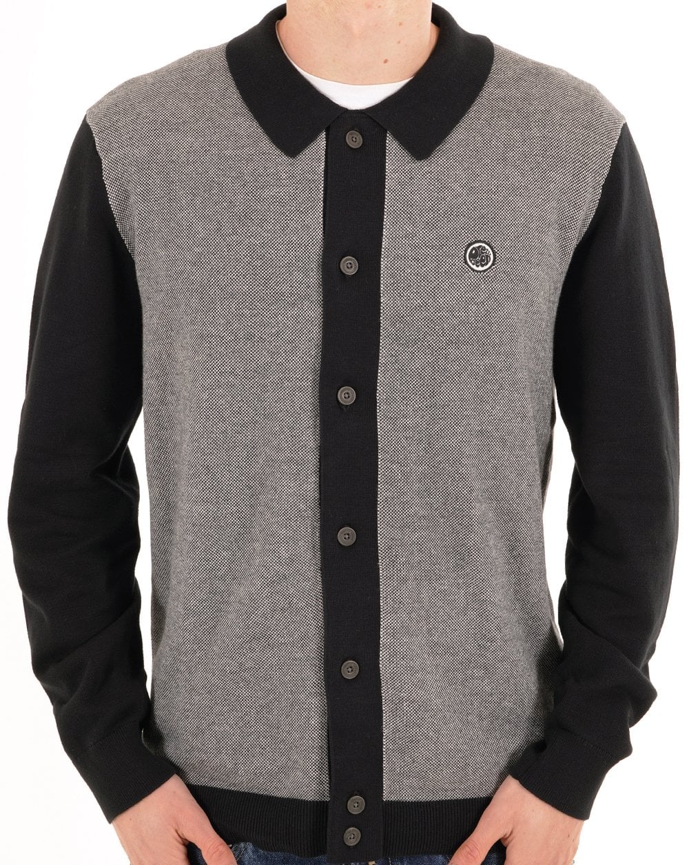 Pretty Green Roxy Knit Shirt Black