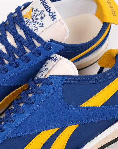 Reebok R400 Trainers Vivid Blue - Golden Yellow