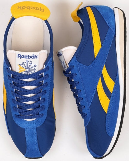 Reebok R400 Trainers Vivid Blue - Golden Yellow