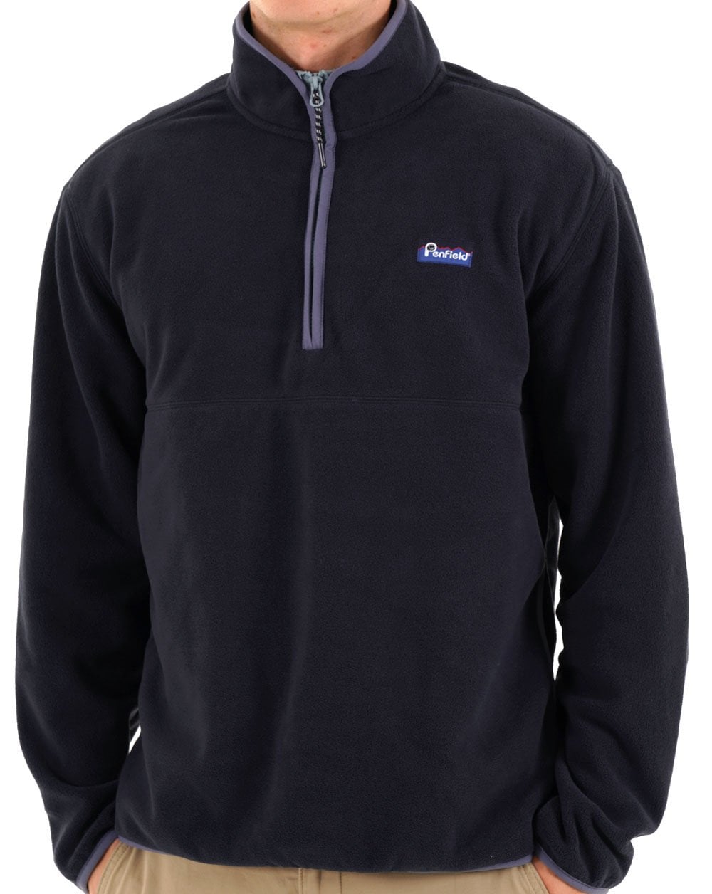 Penfield Graylock Qtr Zip Fleece Navy Blazer