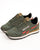 Reebok Aztec II Trainers Olive Green Orange