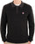 Fila Vintage Kobe Knit Polo Black Charcoal